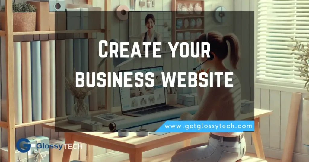 Create your business website for gift business 